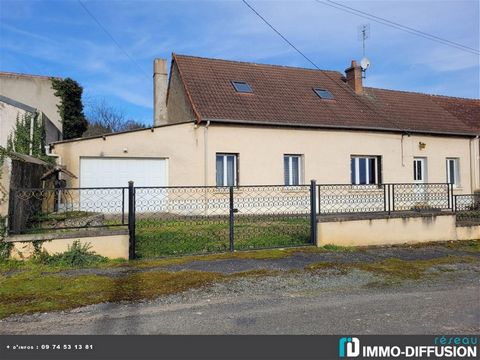 Mandate N°FRP158343 : In the south of Berry, in a hamlet close to a leisure center. Semi-detached, a single-storey house with an area of 106 m2 on a plot of 855 m2 with a superb open view at the front. This property is composed of a large entrance, a...