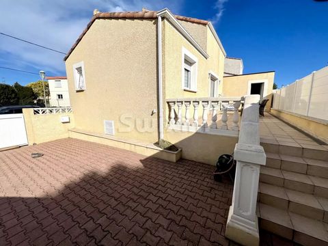 Ref 67805FD: Agde Very sought-after quiet residential area: South-facing t2/t3 house not overlooked, bathed in light, impeccable condition, sold furnished and equipped, ideal for year-round living or a pied-à-terre for the holidays you will be seduce...