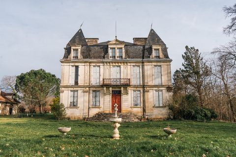 The HAMILTON Agency offers you this Chateau in good condition, its completely renovated farmhouse and its farmhouse to be restored with lots of character on 6.5 ha. Nestled in its green setting, this Chateau welcomes you to an exceptional location on...