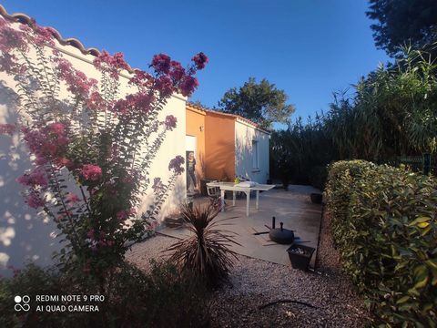 Located in the pretty village of Aspiran, village with all amenities with easy access to the A75, this recent villa of 2018 offers a habitable surface of 90 m2. On one level, it consists of a pleasant living room with kitchen, a master suite, 2 bedro...