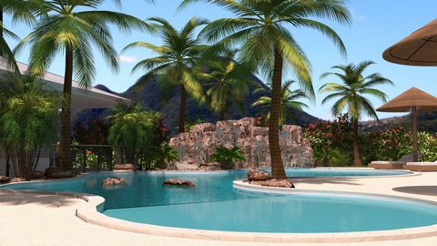 ANSE BLEUE: Residence LA PALMERAIE In a quiet development, in the immediate vicinity of the large and magnificent Diamant beach, discover this new residence dedicated to holidays and idleness. Equipped with a beautiful swimming pool, it includes 6 bu...