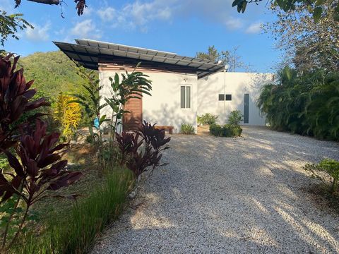 Deze woning is echt one-of-a-kind, off grid en verborgen in de natuur, in de frisse bergen tussen Samara en Nicoya, meer bepaald in het kleine stadje Naranjalito. Op ongeveer 30 minuten rijden van de stranden en 15 minuten van de dichtstbijzijnde sup...