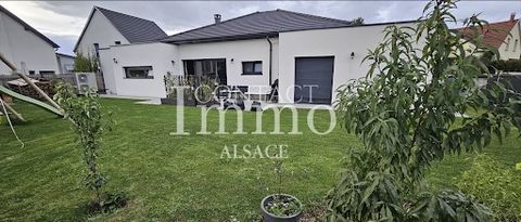 A Contact-Immo exclusive Vogelgrun, in the immediate vicinity of the German border. Built in 2022, this single-storey house adapted for disabled people with 5 rooms offers a living area of 164m2 on 7 acres of land suitable for swimming pool. It consi...