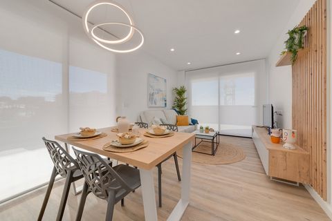 Arena y Mar Real Estate Services, is pleased to present this exceptional new residential project with modern homes in close to Alicante Discover the epitome of coastal elegance at this beach residential in Arenales del Sol, Alicante. Penthouse on the...