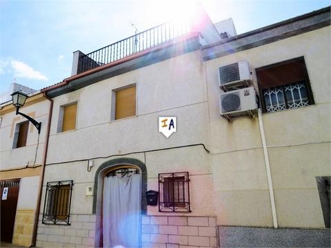 This 4 bedroom, 3 bathroom townhouse is located in an elevated position, on quiet street in the town of Alcaudete in the Jaen province of Andalucia, Spain. As you enter this property, you are greeted with a big, open living room. Leading off of the l...