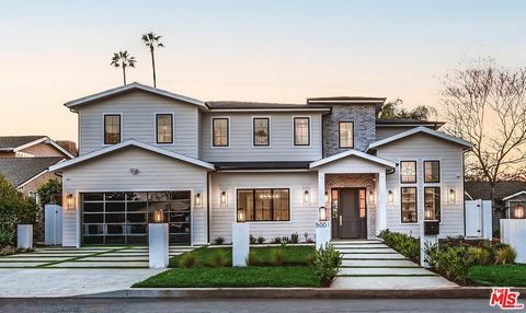 Welcome to this newly constructed traditional home nestled on a spacious 10,225 sqft lot in the vibrant heart of Encino. Boasting 5 bedrooms plus an office and 6.5 bathrooms, this residence exudes sophistication with its opulent finishes and designer...