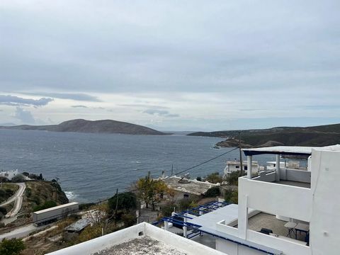 A wonderful two-level house for sale in the area of ​​the port of Skyros. It has on the first floor a kitchen with a dining area and a living room with a fireplace. There is also a bedroom with a bathroom and large verandas around the perimeter with ...