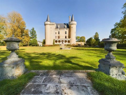 With Millenium of history, this is an impressive and carefully renovated fortified chateau in a village setting near Le Chatre in the Indre department. Nestled in a serene village boasting a charming bakery and restaurant, this historic masterpiece s...