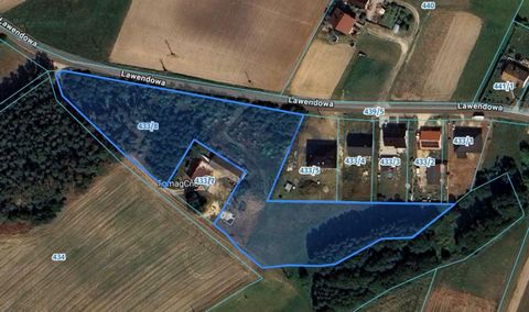 Opiekun oferty: Emilian Janusz Tel. Opis ogólny: Przedmiotem sprzedaży działka o powierzchni jest 9627 m2. Cześć działki o powierzchni 5.613 m2 (58%) jest oznaczona w miejscowym planie zagospodarowania przestrzennego jako budowlana (zabudowa jednorod...