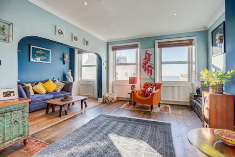 *** Guide Price £700K - £725K *** CHIC TWO BEDROOM DUPLEX APARTMENT WITH EXTENSIVE SEA VIEWS IN KEMPTOWN This stunning period building is on Chesham Road with uninterrupted views of the sea. It sits at the top of Chesham Place, comprised of similar b...