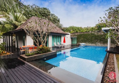 Experience unparalleled luxury with this exquisite 3-bedroom villa, located in the highly sought-after Anchan Villas Phase 3, just minutes from the pristine beaches of Bangtao. Built in 2015, this modern villa offers the perfect blend of elegance, pr...