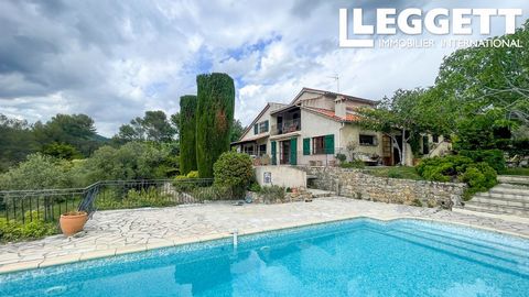 A21045JTO83 - A charming property situated within walking distance of the village of Fayence. The oldest part of the house was built over 150 years ago, and was extended approximately 30 years ago. There are 4 bedrooms, a beautiful kitchen, living ro...