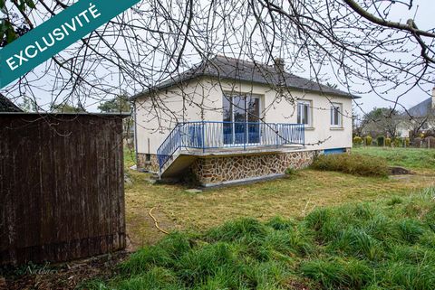 Sur une parcelle d'environ 1500 m2, clôturée, reliée au tout à l'égout et à 1 km du bourg. Maison sur sous-sol semi enterré, composée de 2 chambres, 1 séjour lumineux et une cuisine aménagée 1 salle d'eau avec wc séparés. confort : fenêtre en double ...