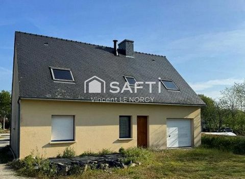 Située à Pluvigner, cette maison charmante bénéficie de la tranquillité de ce petit hameau. Construite en 2003 sur un terrain de 700 m², elle offre un cadre paisible et agréable, idéal pour les amoureux de la nature. À l'extérieur, la propriété dispo...