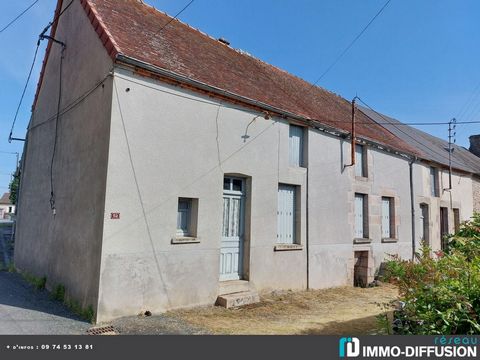 Fiche N°Id-LGB138310 : Boussac, sector Dichtbij stadscentrum - comm, Herenhuis van ongeveer 55 m2 inclusief 4 kamer(s) waarvan 2 slaapkamer(s) + Binnenplaats van 146 m2 - Uitzicht : Dorp - Stenen constructie - Bijkomende uitrusting: binnenplaats - ke...