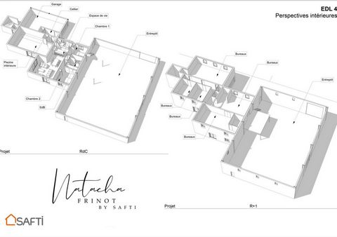 Opportunité unique pour investisseurs et entrepreneurs : découvrez ce local commercial polyvalent de 780 m², idéalement situé dans un quartier calme de Castelnau-des-Crétefonds. Cet espace se divise en trois parties distinctes, offrant une flexibilit...