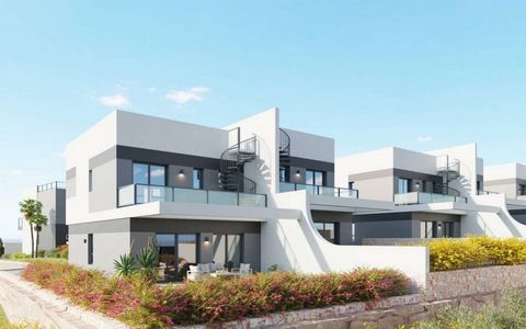 Semi-detached villas in Balcón de Finestrat, Costa BlancaThe properties have 3 bedrooms and 3 bathrooms, have a careful distribution and enjoy beautiful views to the communal areas with swimming pool and private gardens, to the natural environment, t...