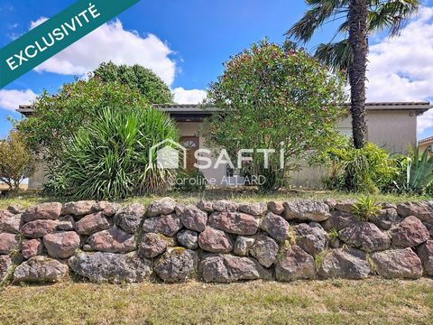 Maison de plain-pied sur une parcelle de 866m²