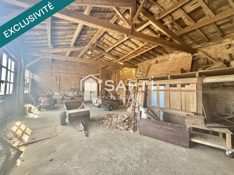 Hangar avec jardin à Augé !