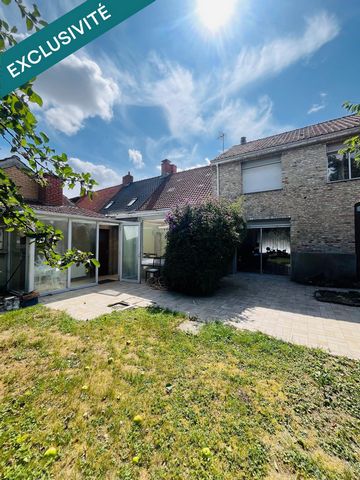 MAISON SEMI PLAIN PIED AVEC JARDIN, GARAGE ET CAVE A HONDSCHOOTE