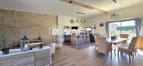 Maison en pierre rénovée – Plain-pied 150 m²– Meursanges (10 min de Beaune)