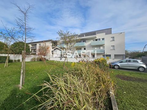 T2 lumineux dans résidence récente (2019) et intimiste (22 logements) à 2 pas du parc de Bourran