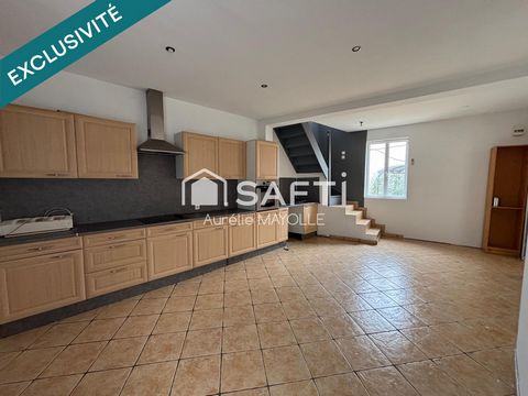 Maison de village, 4 chambres, cour et jardin