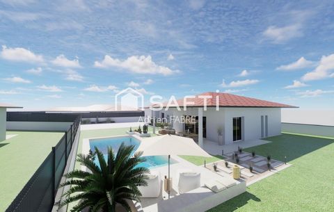 Maison d' architecte T5 aux normes RE 2020 de 186m² Sur une parcelle de 1172m² clé en main.