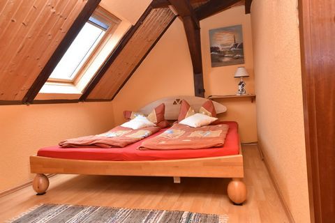 Dit prachtige appartement ligt in Gorow, in Duitsland. Er zijn 2 slaapkamers waar 3 mensen kunnen overnachten. De accommodatie is perfect voor een gezin. Je hebt een omheinde tuin, waar je in de zomer kunt ontspannen. Een kleine speeltuin voor de kin...