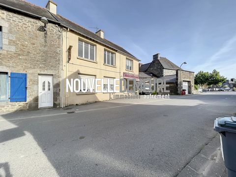 Nouvelle Demeure offers for sale in the town centre of the town of Bonnemain. These commercial walls with a living area of 117 m2, which are detailed as follows: On the ground floor there is a room that can be used as a storeroom and a bakehouse. A s...