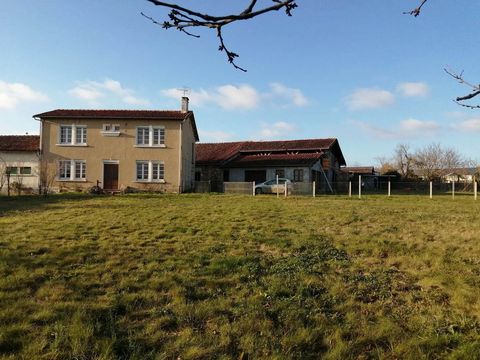 Situated on the outskirts of a village with all amenities but in a quiet area, this house offers great potential with its large garden and all its outbuildings. In need of refurbishment, the house offers on the ground floor, a large kitchen which was...