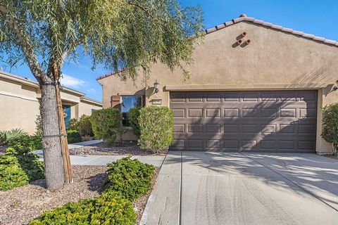 Sun City Shadow Hills. Turnkey furnished Inspiration model. Located in the newest Phase 3 section off Avenue 40. 1660sf. Great room, two bedrooms, two bathrooms + DEN. Den could easily be converted into 3rd bedroom w/door into 2nd bathroom. Options/U...