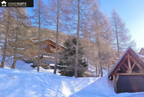 Foux d'Allos - In a winter and summer sports resort, at the gates of the Mercantour National Park, at the foot of the Sources du Verdon and close to the slopes of the Val d'Allos area ? the Espace Lumiere, prestigious chalet of 350 m2 built on a plot...