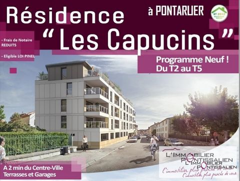 RESIDENCE LES CAPUCINS: Local to be built on the ground floor of a new condominium of 24 units. Total area of 65.90 sqm. Reduced notary fees. It is possible to be a garage extra. Features: - Lift