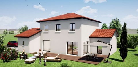 VERY NICE NEW TURNKEY DETACHED HOUSE PROJECT NEW HOUSE 4 BEDROOMS + 1 OFFICE VERY NICE CONSTRUCTION PROJECT HOUSE 130 M2 + GARAGE 25,60 M2 Fully customizable construction project. Villa with a living area of 130 m2 including a large living space of 4...