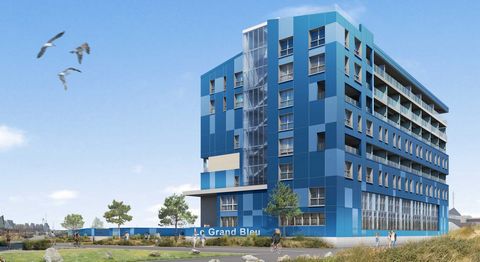 Oplevering nieuw programma 4e kwartaal 2024 Appartement T3, op het zuiden, met een uitzonderlijk uitzicht op de jachthaven, gelegen op het 6e niveau van de prachtige luxe residentie met lift, Le Grand Bleu. Dit appartement van 106,5 m2 biedt een grot...