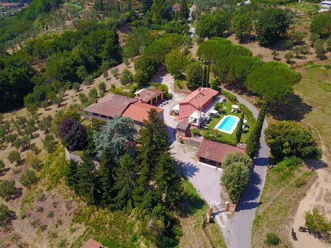 We are pleased to present you this delightful country estate located in Montecatini Terme, immersed in the lush greenery and olive groves of Valdinievole. The complex contains several buildings set in 5 hectares of land. The spaciousness of the land ...