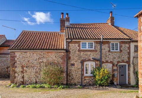 In the peaceful and unspoilt village of Syderstone and set back from the road within a small yard, this Victorian brick and flint semi-detached cottage has so much charm with some wonderful period features. Offering two bedrooms and two bathrooms on ...