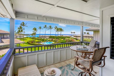 Nestled in the heart of Poipu, this exquisite 2 bedroom, 2 bathroom condo offers breathtaking ocean views of Shipwrecks Beach and serene mountain vistas. Spanning 1,371 square feet of luxurious living space, this property combines modern elegance wit...