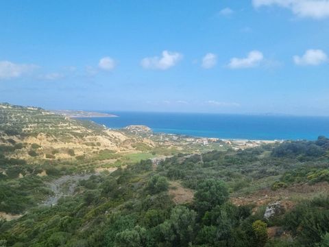 Located in Sitia. Large plot of building land, nicely positioned on the slope of a hill in the area of Roussa Ekklisia, an upcoming development region, only a few km from Sitia, North-East Crete. From its elevated position about 150m above sea level,...