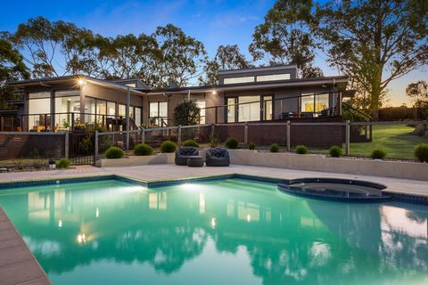 Expressions of Interest close Tuesday 7th of May 3.00pm. Shrouded in peaceful seclusion minutes from the heart of Mornington, this expansive and contemporary sanctuary on ten beautiful acres (approx) is a beacon of family excellence and refined semi-...