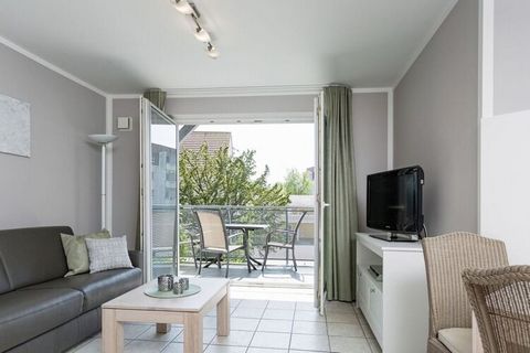 Estupendo y moderno apartamento de vacaciones de 1 habitación en Kühlungsborn West, renovado en 2017. A 200 metros de la playa. Balcón soleado. Wi-Fi gratis.