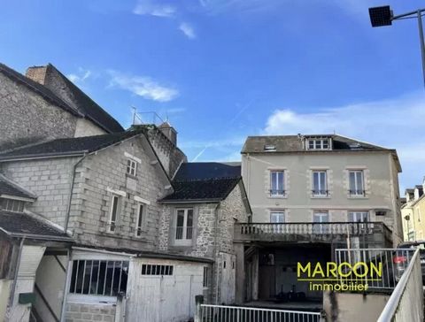 MARCON IMMOBILIER - CREUSE EN LIMOUSIN - REF 88233 - LA SOUTERRAINE - Marcon Immobilier offers you this real estate complex, located in the heart of La Souterraine, close to all amenities, made up of three accommodations. The main house is composed o...