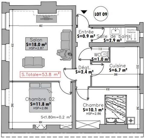 200m od krymskiego metra: W pięknym haussmańskim budynku, na 4 piętrze z windą, ten 3-pokojowy apartament składa się z następującego wejścia, które prowadzi do salonu, 2 sypialni, oddzielnej kuchni, łazienki i oddzielnej toalety. Bez utraty miejsca. ...