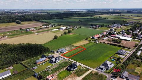 A plot of land in the shape of a rectangle is for sale. In a quiet area. Walking distance to the forest. Among single-family detached buildings. Very well connected district of Szczepankowo New Town. In the district there are Netto, Żabka stores, a p...