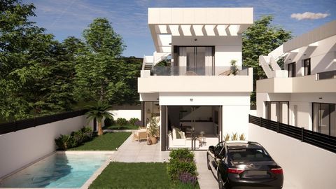 NEW BUILD SEMI-DETACHED VILLAS IN LOS MONTESINOS Residential of 12 New Build semi-detached villas in Los Montesinos, La Herrada. Modern villas with 3 bedrooms and 2 bathrooms, open plan kitchen with the living room build-in wardrobes, terrace, privat...