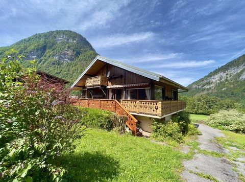 This chalet is in a beautiful peaceful setting, the ideal place to reconnect with nature, yet not remote from the typical Savoyard hamlet of Sixt fer a Cheval (2km) and just 500m from the ski bus stop. It is a quite a unique location, defined by a na...