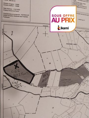 EXCLUSIVITY, ON THE HEIGHTS OF LA VOULTE SUR RHONE (07800), we offer you this 4,250 m2 plot of land in a PROTECTED NATURAL AREA, made up of moors and oaks. A tarmac path will take you to the 2 plots, one of which has a stone ruin of about 3m/3m. You ...