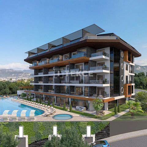 Appartementen met zeezicht in een complex met één blok in Alanya De appartementen bevinden zich in een van de populairste regio's van Alanya, Kestel, een geliefde locatie voor zowel de lokale bevolking als buitenlanders. Kestel biedt een rustige en v...