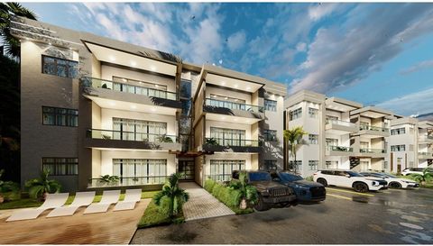 Your ideal home in the heart of Punta Cana Discover a perfectly located development just 12 minutes from Punta Cana International Airport, designed to offer comfort, style, and an exceptional living experience. This project has 4 three-level building...